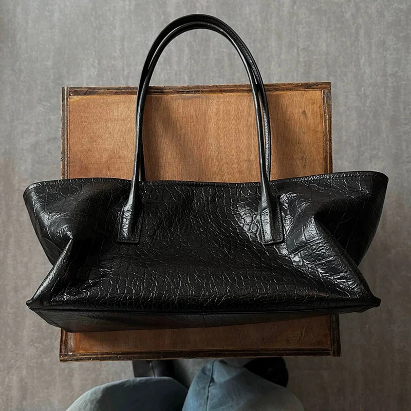 レトロなクロコダイル柄ハンドバッグ、ファッショナブルで豪華な - Luxury Bags Tote のレビューと価格