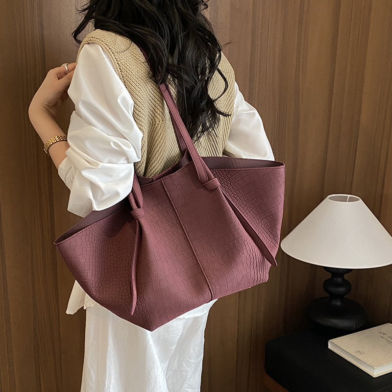 ヴィンテージ女性用ハンドバッグ 大容量ポータブルショッピング - Luxury Bags Tote のレビューと価格