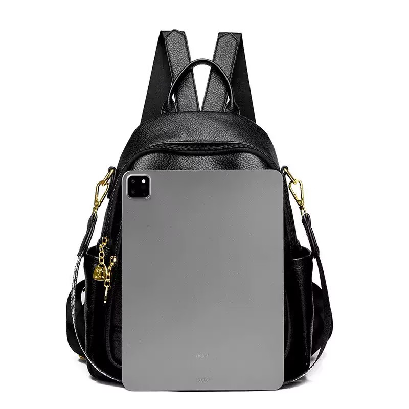 女性用ソフトレザーバックパック,デラックスショルダーバッグ, - Luxury Bags Leather のレビューと価格